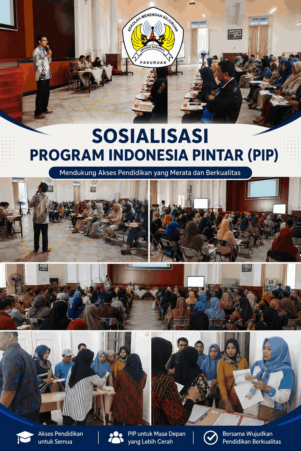 SMK Untung Surapati Gelar Sosialisasi Program Indonesia Pintar (PIP) bagi Wali Murid Kelas X